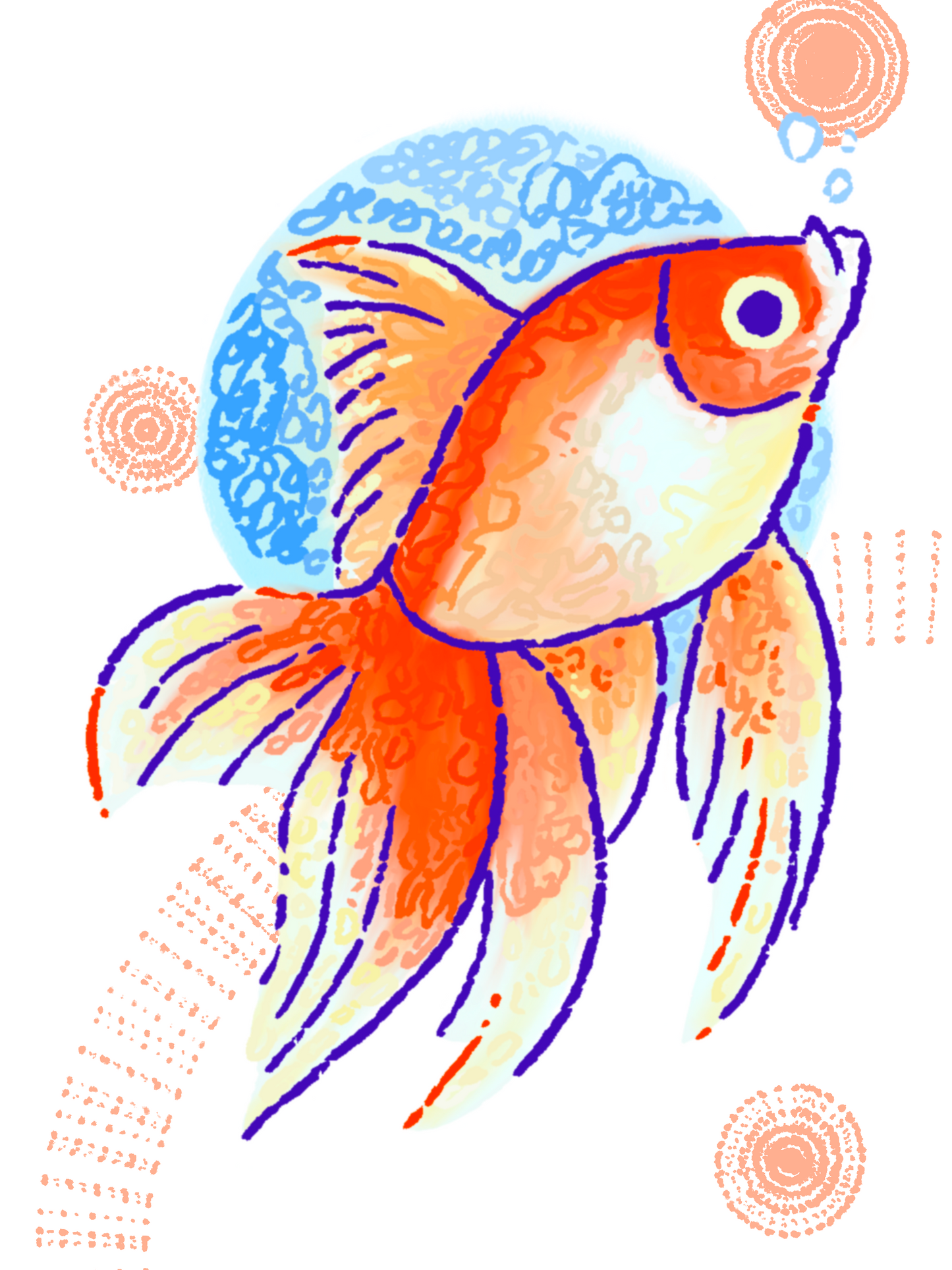 Goldfish Print