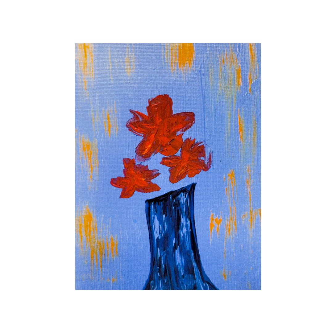 Red Flowers Print