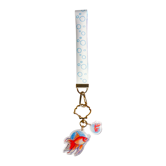 Goldfish Lanyard Keychain