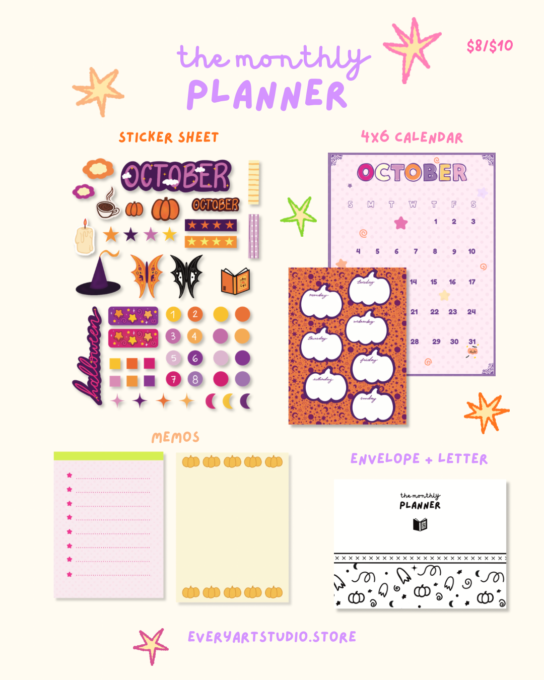 The Monthly Planner - Snail Mail Club