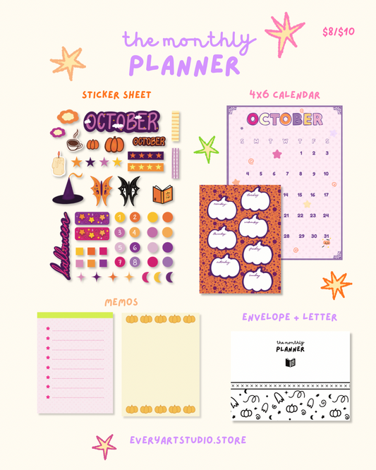 The Monthly Planner - Snail Mail Club