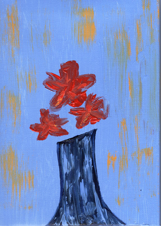 Red Flowers Print