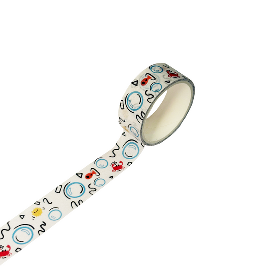 Geometrical Sea Friends Washi Tape