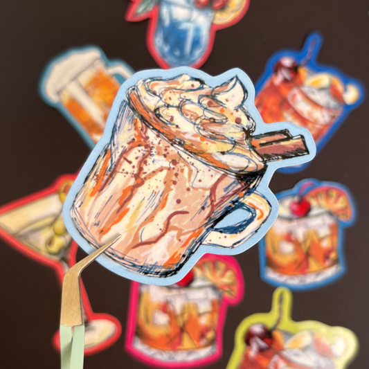Pumpkin Spice Latte Sticker