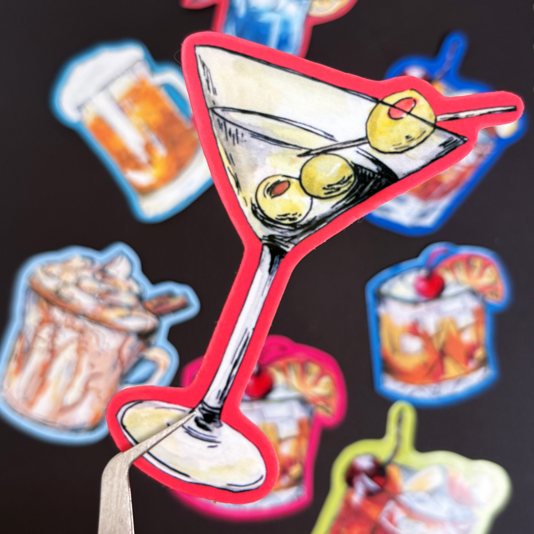 Martini Sticker