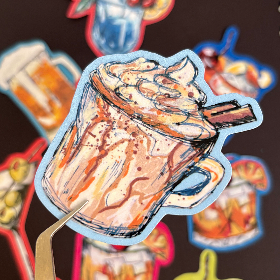 Pumpkin Spice Latte Sticker
