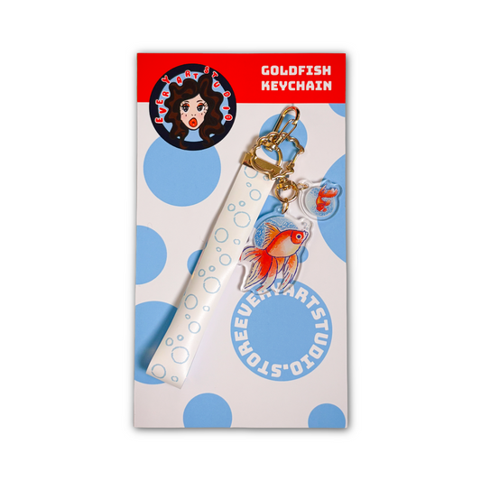 Goldfish Lanyard Keychain