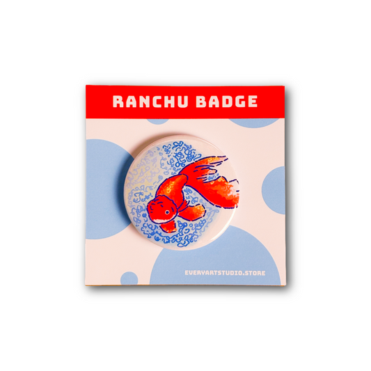 Ranchu Goldfish Badge