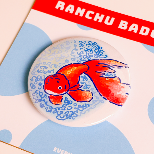 Ranchu Goldfish Badge