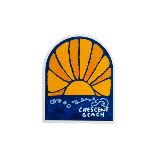 Crescent Beach Sticker