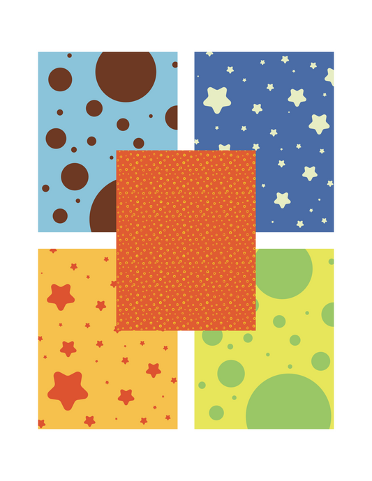 Simple Patterns - Scrapbook Paper DIGITAL FILES