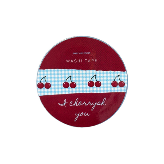 I Cherrysh You Plaid Pattern